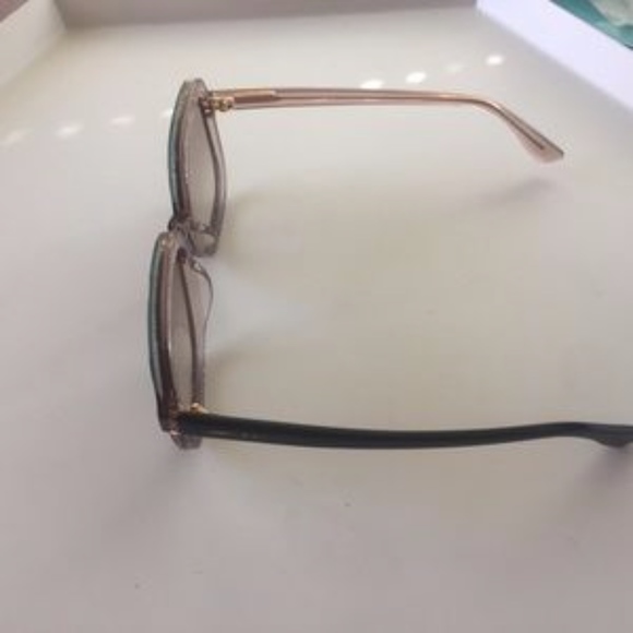 JIMMY CHOO TWO TONE GLITTER SUNGLASSES **No Case** main image 4